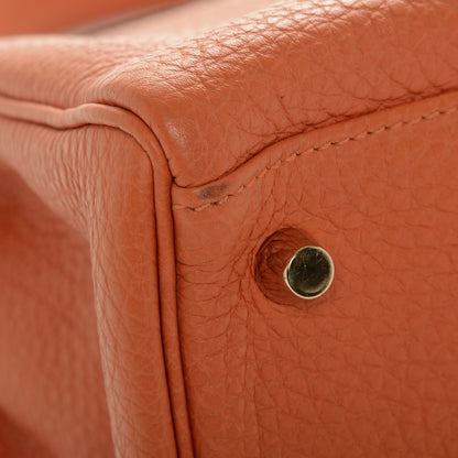 Hermes Togo Kelly Retourne 32 Orange 18 of 24