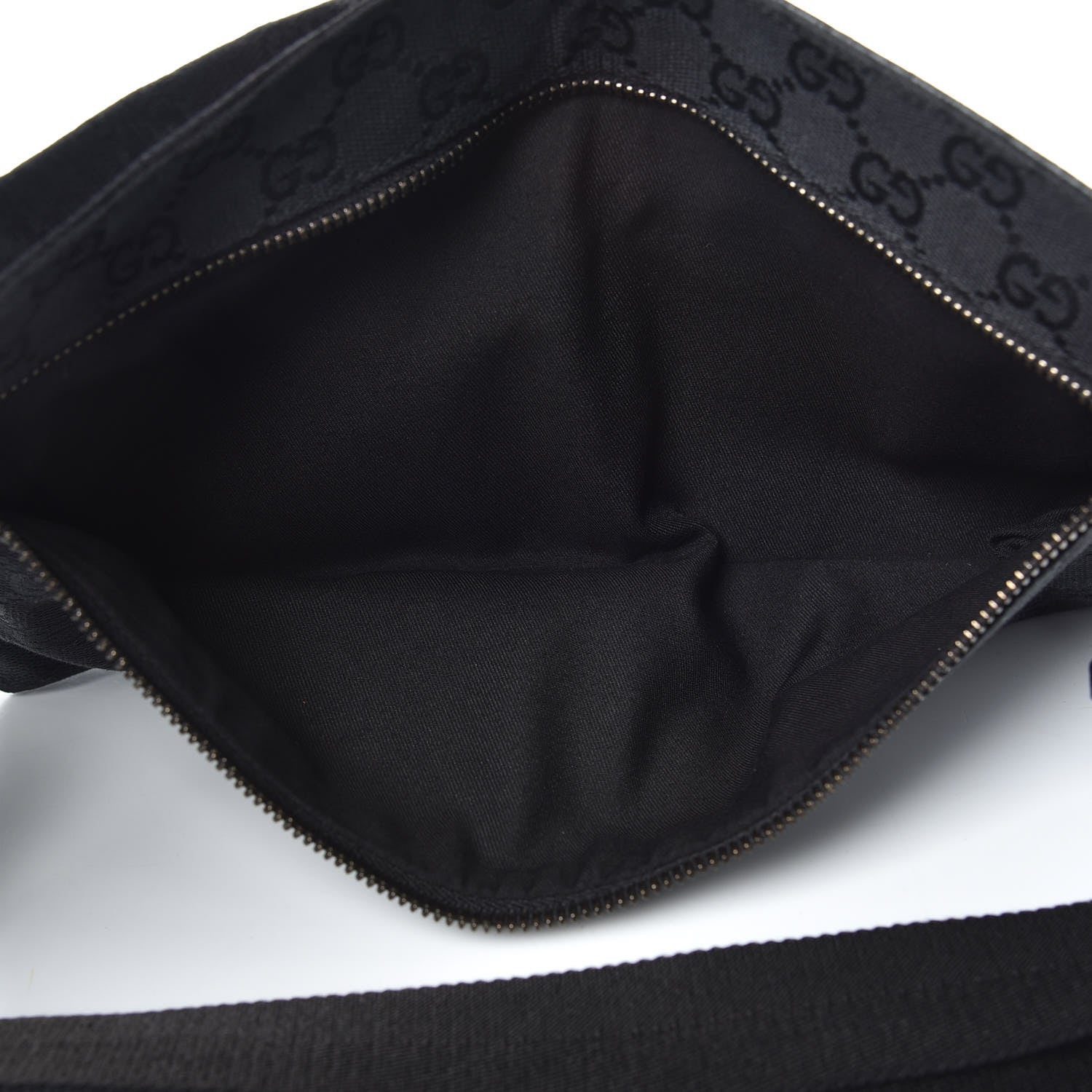 Gucci GG Monogram Double Pocket Belt Bag Black 5 of 9