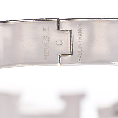 Hermes Enamel Narrow Clic Clac H Bracelet PM White 5 of 7