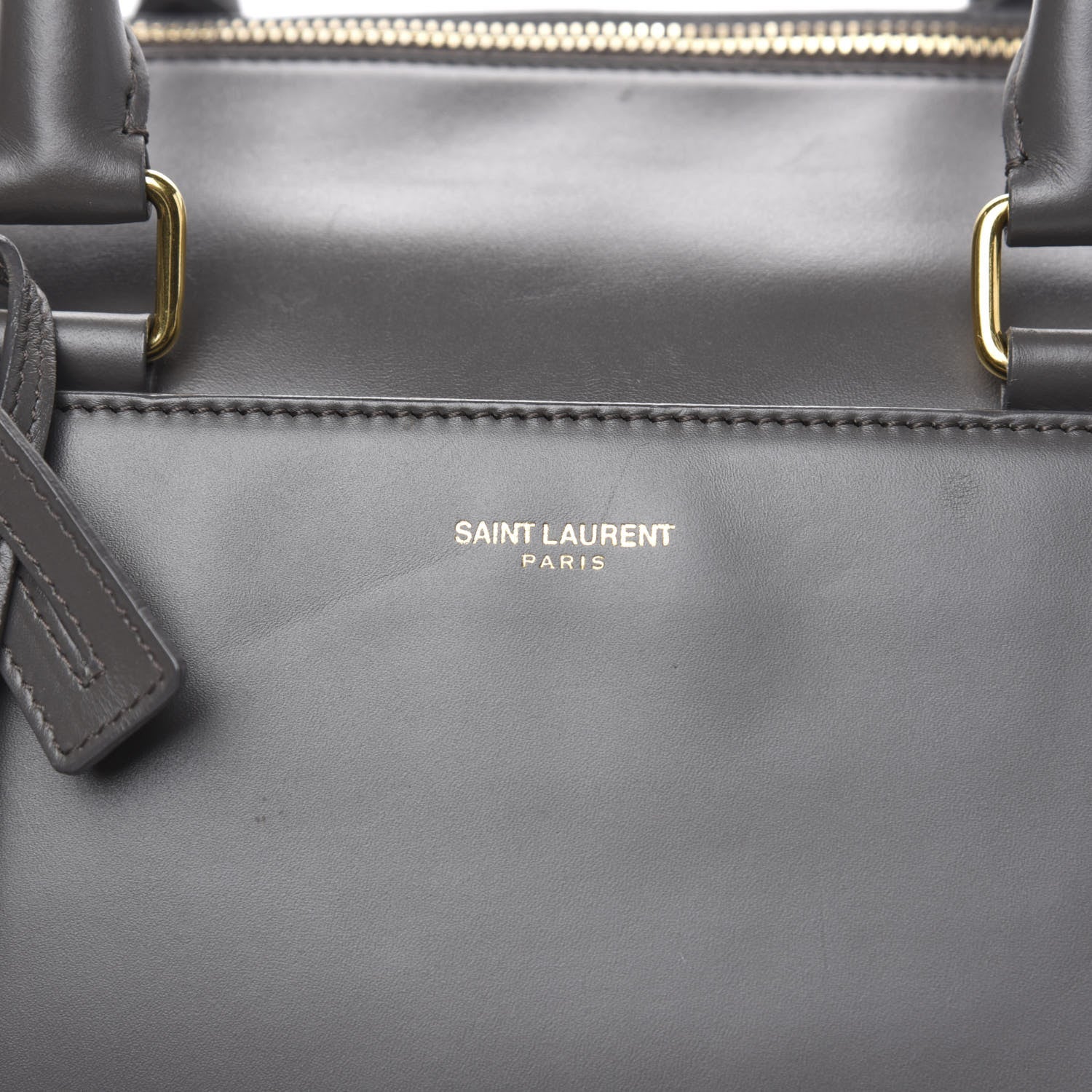 Saint Laurent Calfskin Classic Duffle 12 Earth 13 of 15