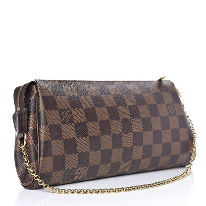 Louis Vuitton Damier Ebene Eva Clutch 3 of 9
