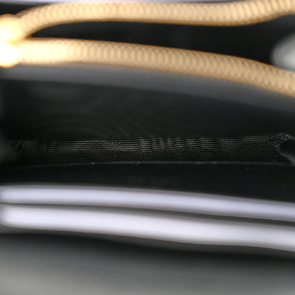 Gucci Roxy Calfskin Medium Blondie Chain Wallet Black 5 of 12