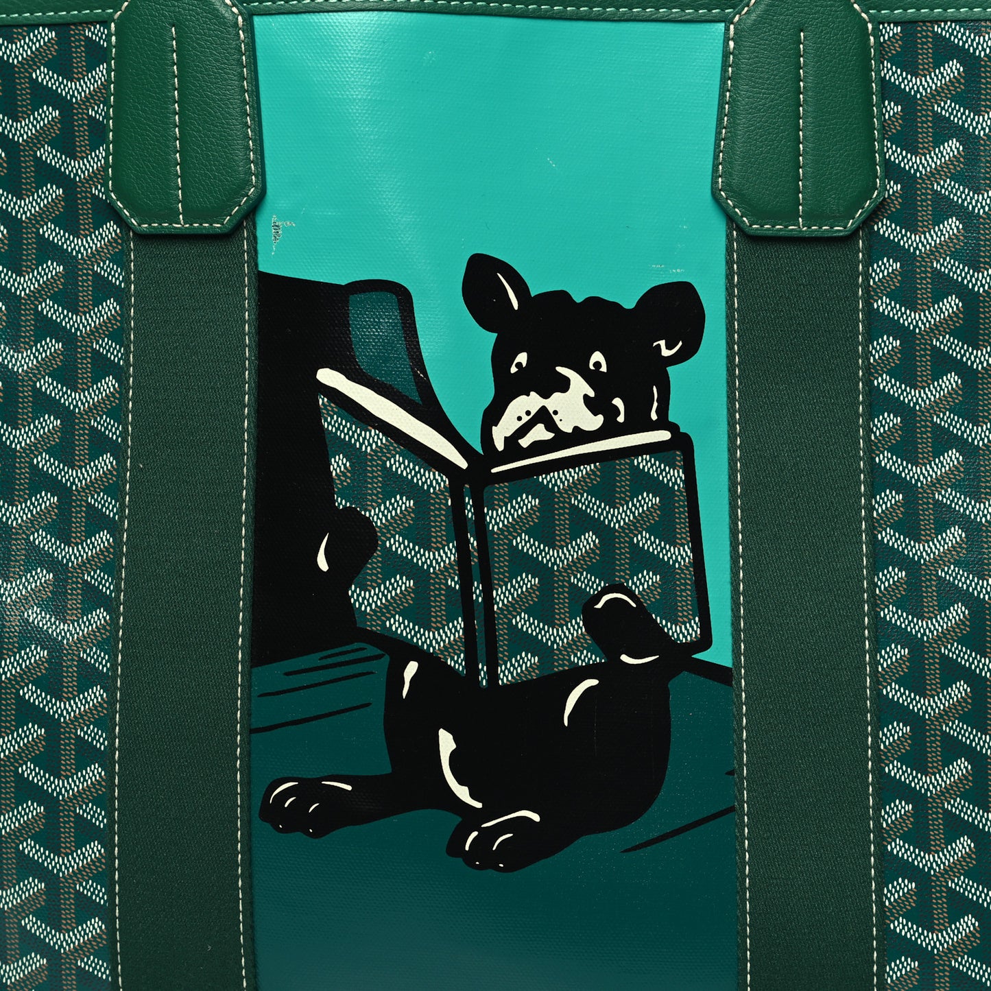 Goyardine Villette Tote Green