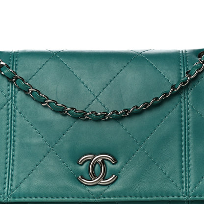 Chanel Lambskin Quilted Large Soft Touch Flap Green 9 of 20