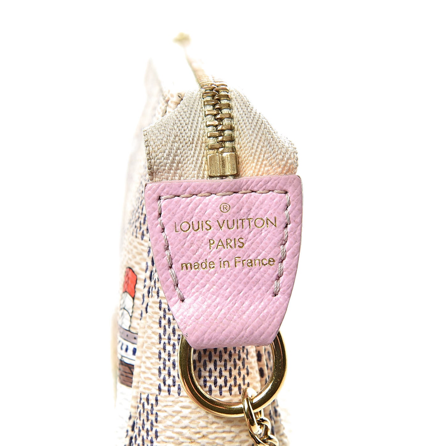 Damier Azur 2016 Christmas Animation Mini Pochette Accessories