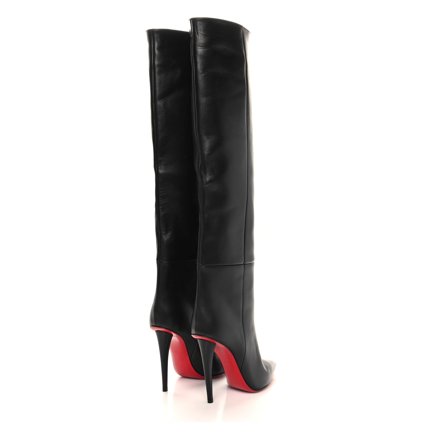 Calfskin Astrilarge 100 Knee Boots 36 Black