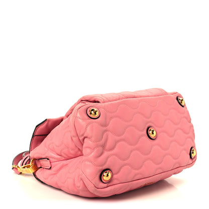 Miu Miu Nappa Padded Top Handle Bag Geranio 4 of 14