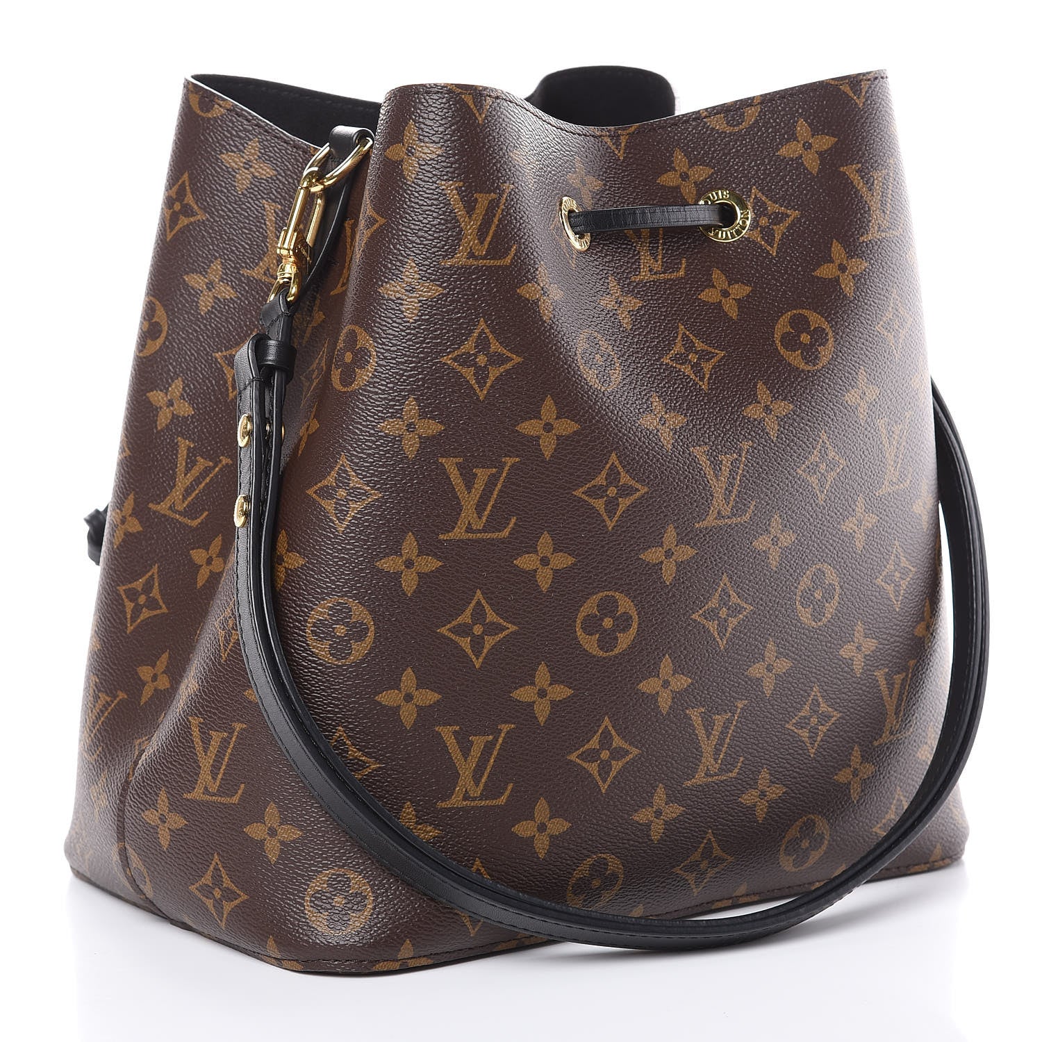 Louis Vuitton Monogram Neonoe MM Black 3 of 9