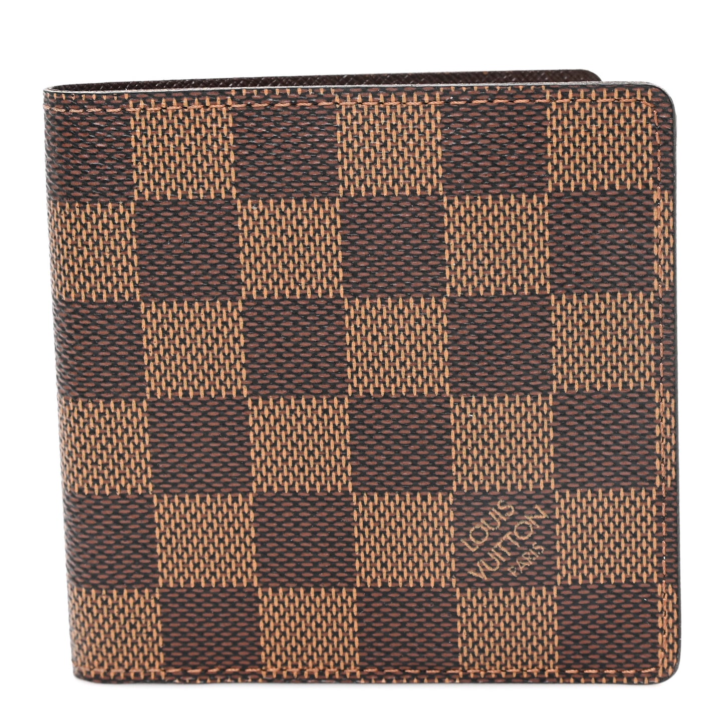 Damier Ebene Porte-Billets 6 Card Bi-Fold Wallet