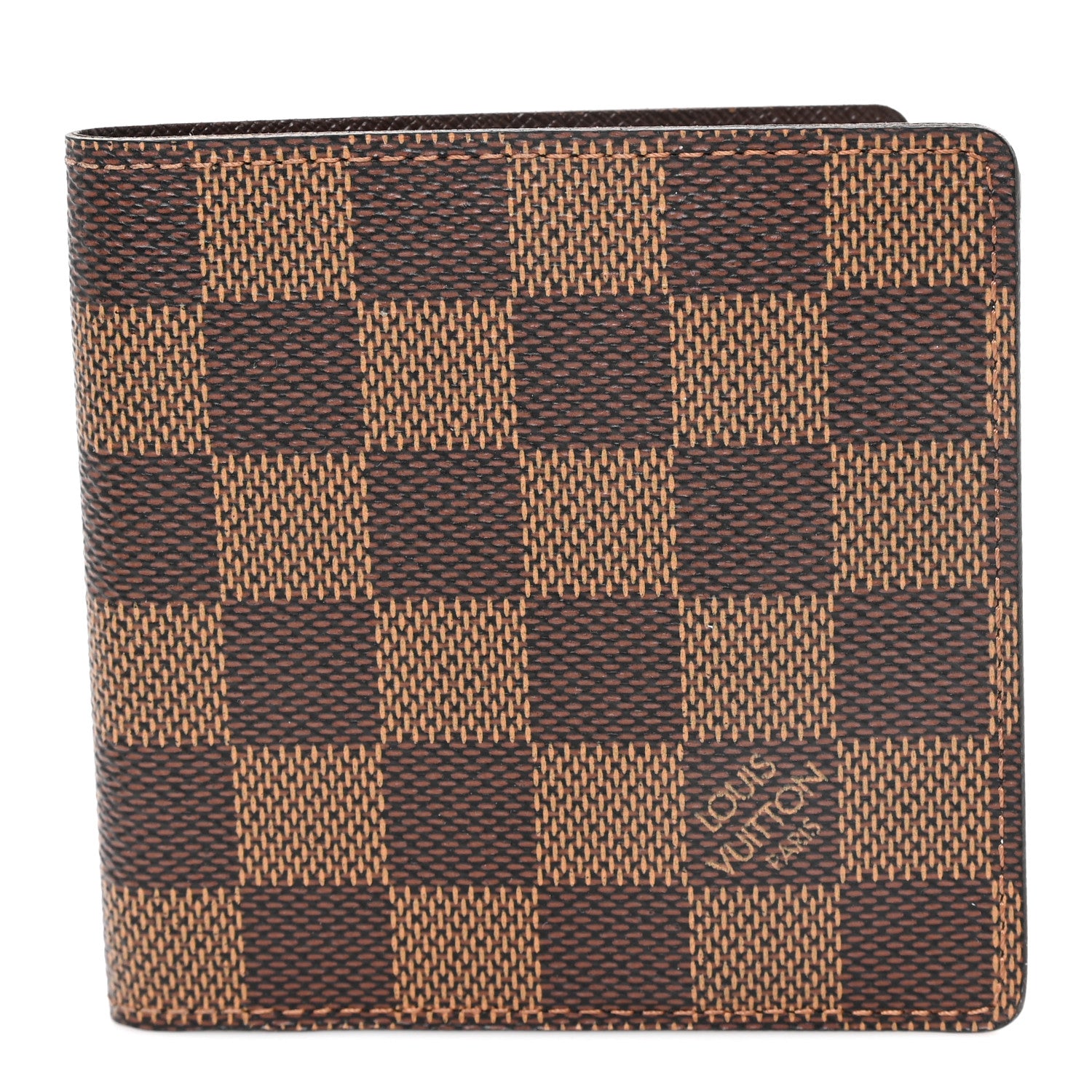 Louis Vuitton Damier Ebene Porte-Billets 6 Card Bi-Fold Wallet 1 of 7