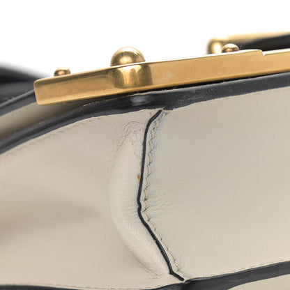 Prada City Calf Saffiano Cahier Bag Talco Black 9 of 9
