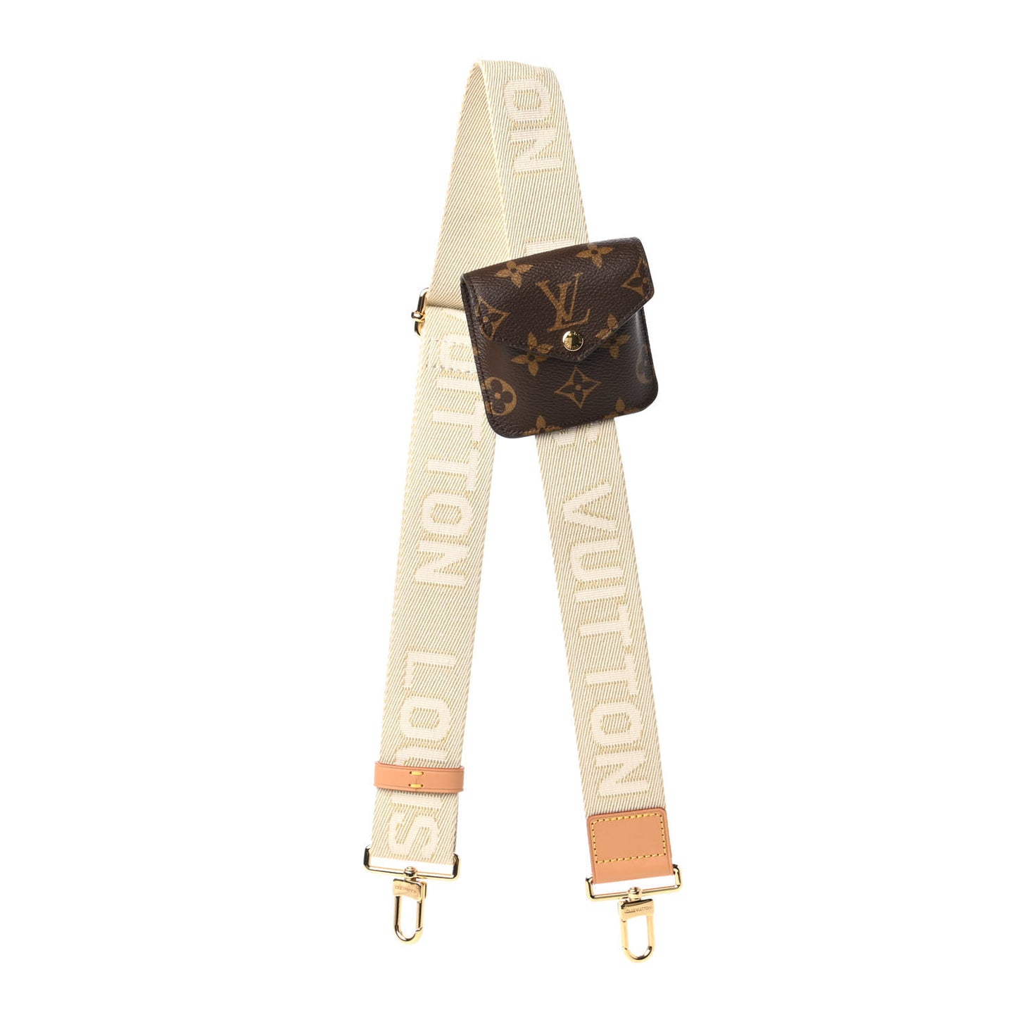 Monogram Utility Crossbody Bandouliere Shoulder Strap Beige