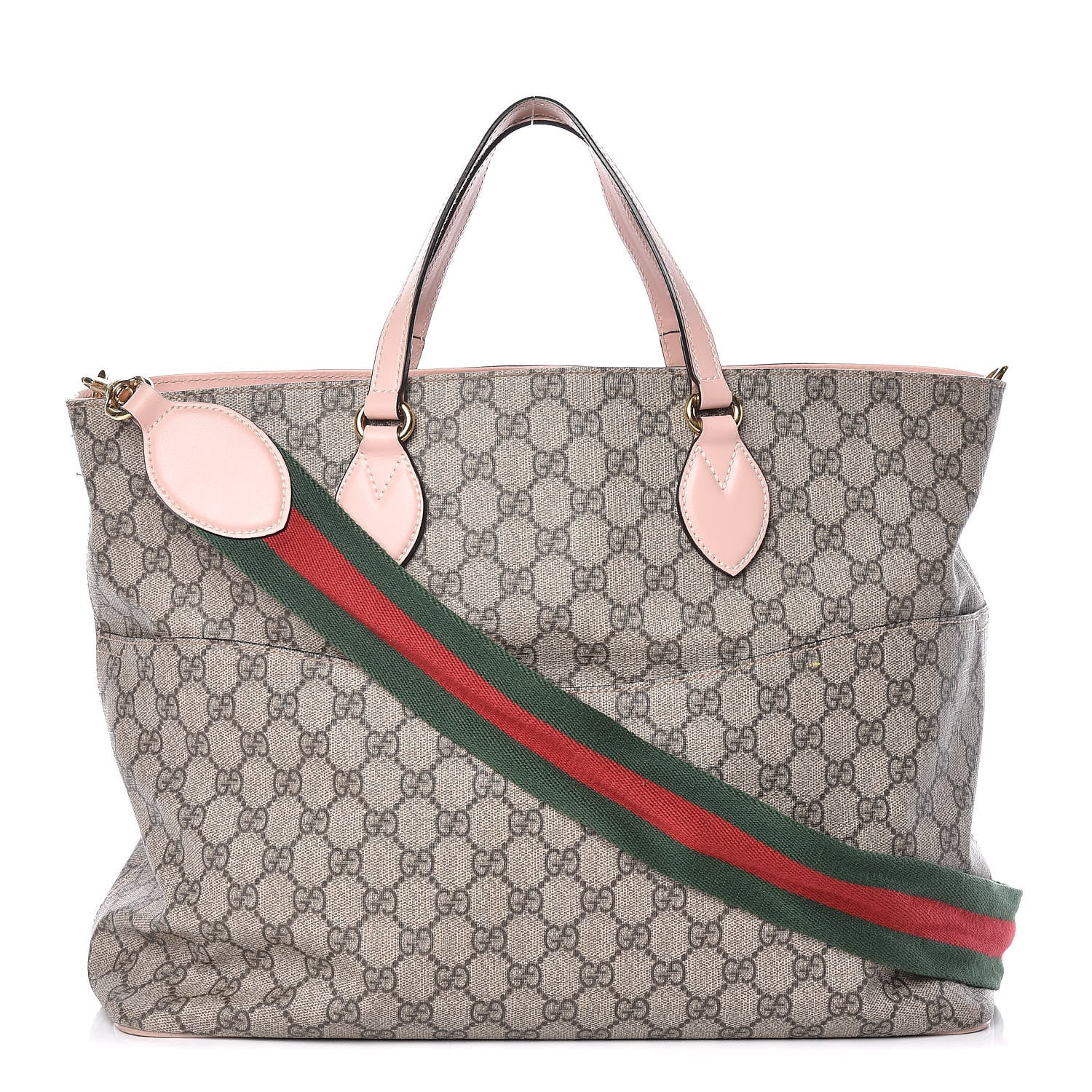 Gucci GG Supreme Monogram Diaper Bag Pink 1 of 21
