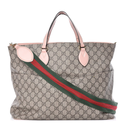 Gucci GG Supreme Monogram Diaper Bag Pink 1 of 21