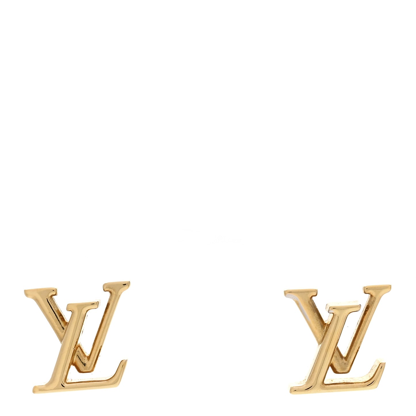 Metal LV Iconic Earrings Gold