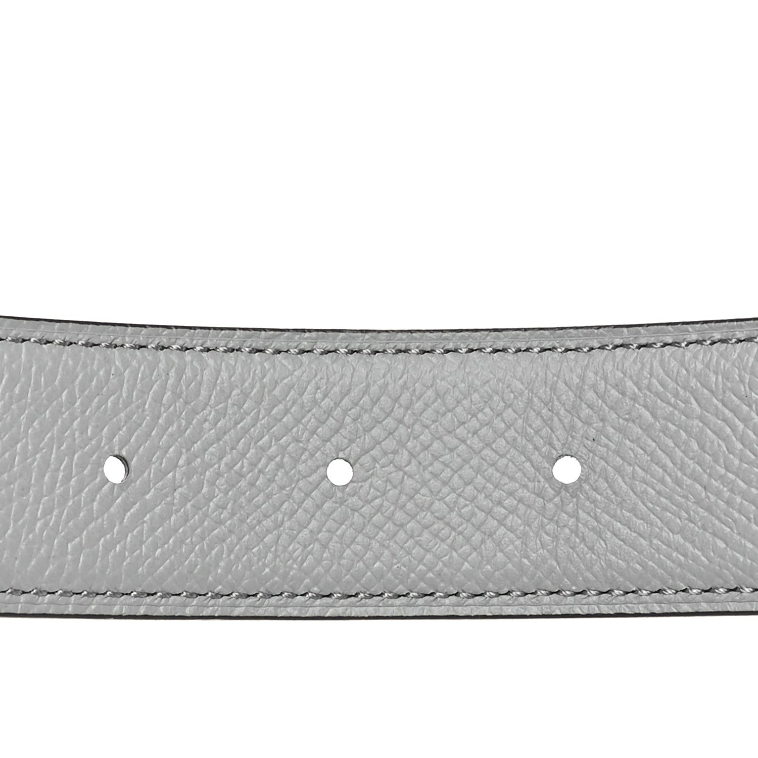 Hermes Epsom 32mm H Belt 80 32 Bleu Lin Etoupe 4 of 5