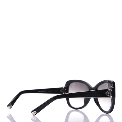 Louis Vuitton Soupcon Cat Eye Sunglasses Z0682E Black 4 of 8