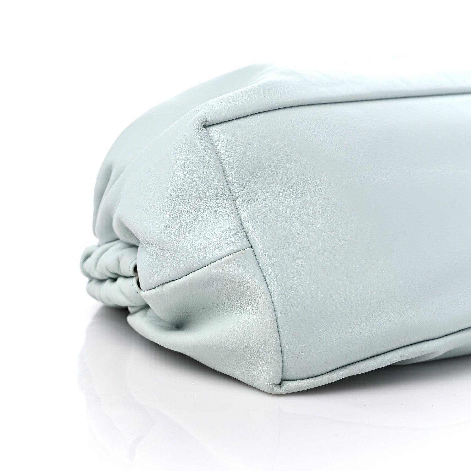 Mansur Gavriel Lambskin Cloud Clutch Seafoam 8 of 10