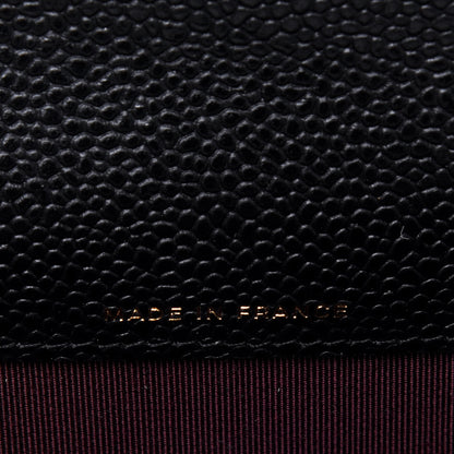 Chanel Caviar Quilted Flap Card Holder Wallet Black 7 of 13
