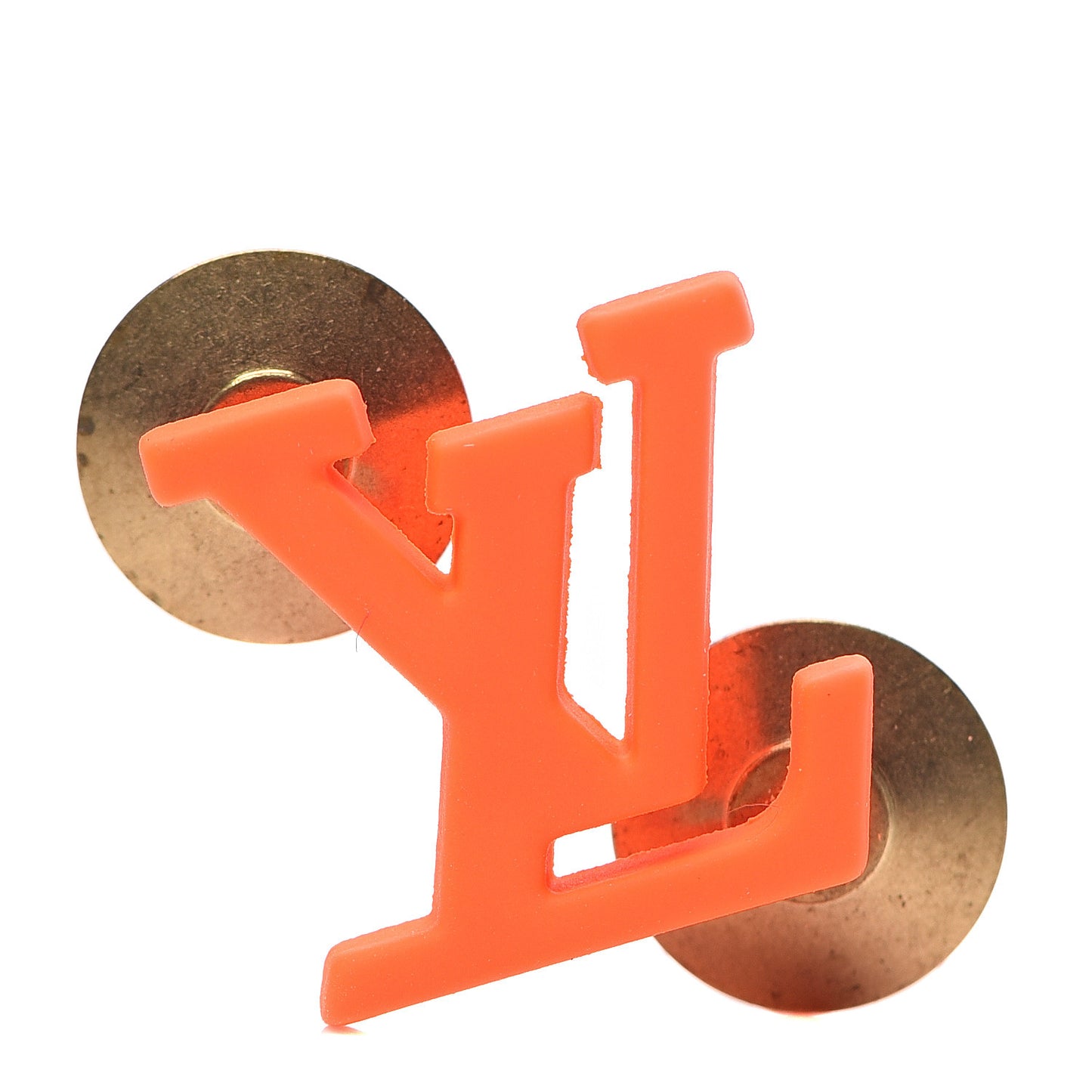 Virgil Abloh LV Initial Pin Orange