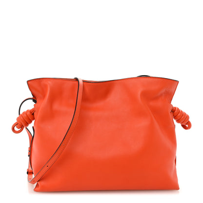 Loewe Nappa Medium Flamenco Knot Bag Orange 1 of 10