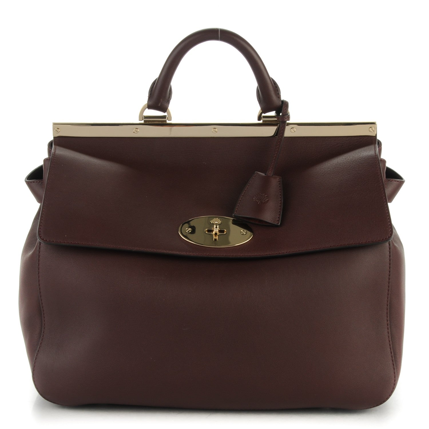 Mulberry Classic Calfskin Suffolk Oxblood 1 of 7