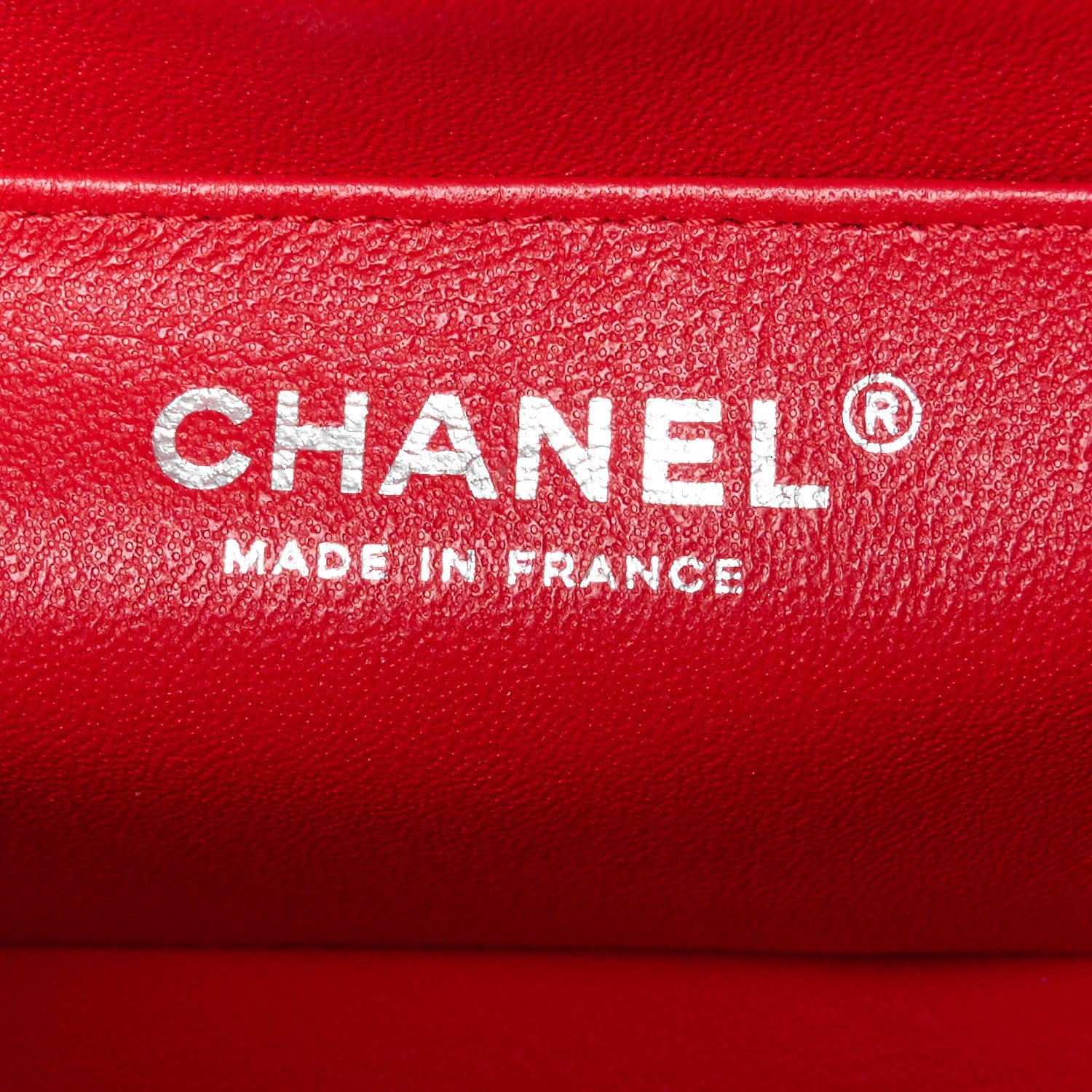 Chanel Patent Calfskin Quilted Bi-Color Mini Rectangular Flap Red Black 6 of 11