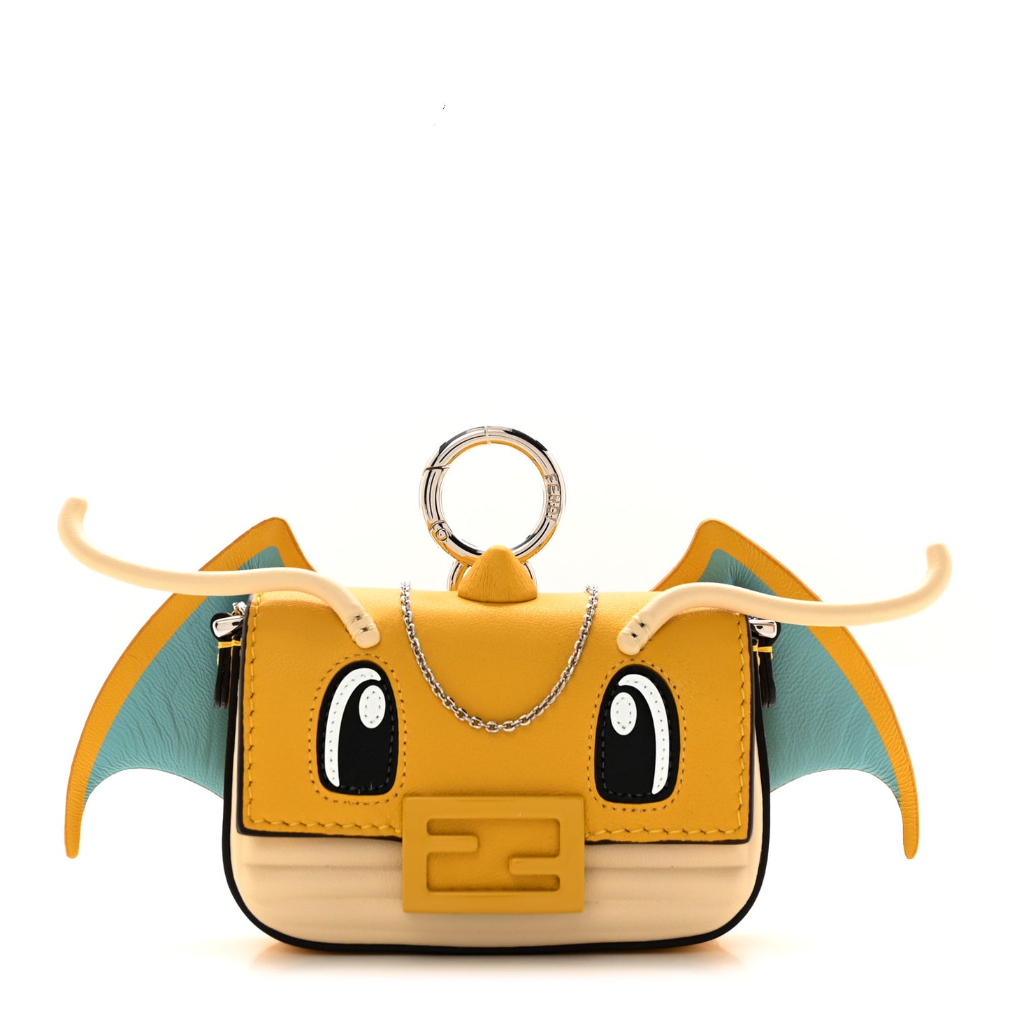 X FRGMT X POKEMON Nappa Pokemon Inlay Nano Maxi Buckle Baguette Charm Mimosa Multicolor