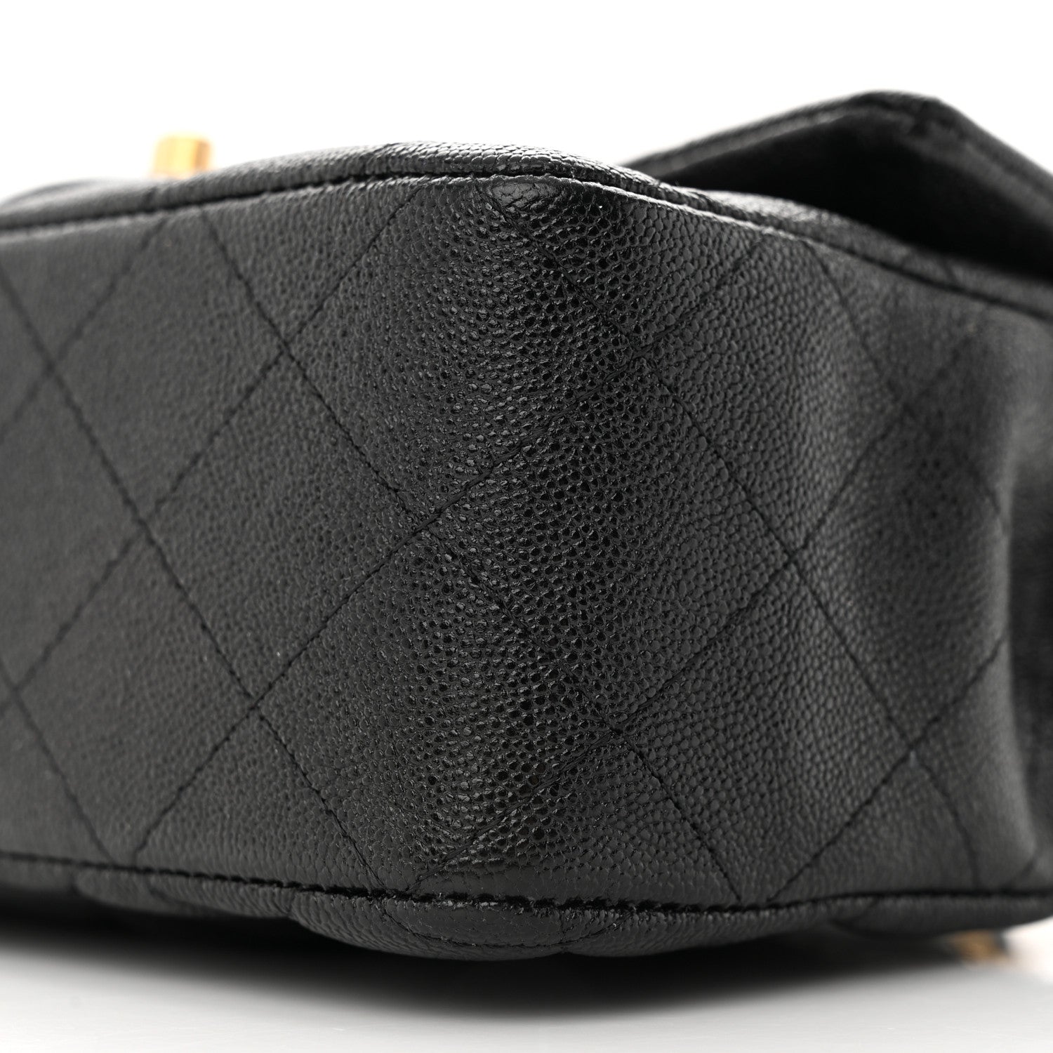 Chanel Caviar Quilted Mini Top Handle Rectangular Flap Black 10 of 12