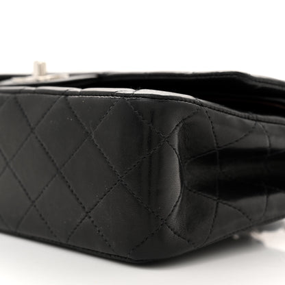Chanel Lambskin Quilted Medium Double Flap Black 10 of 13