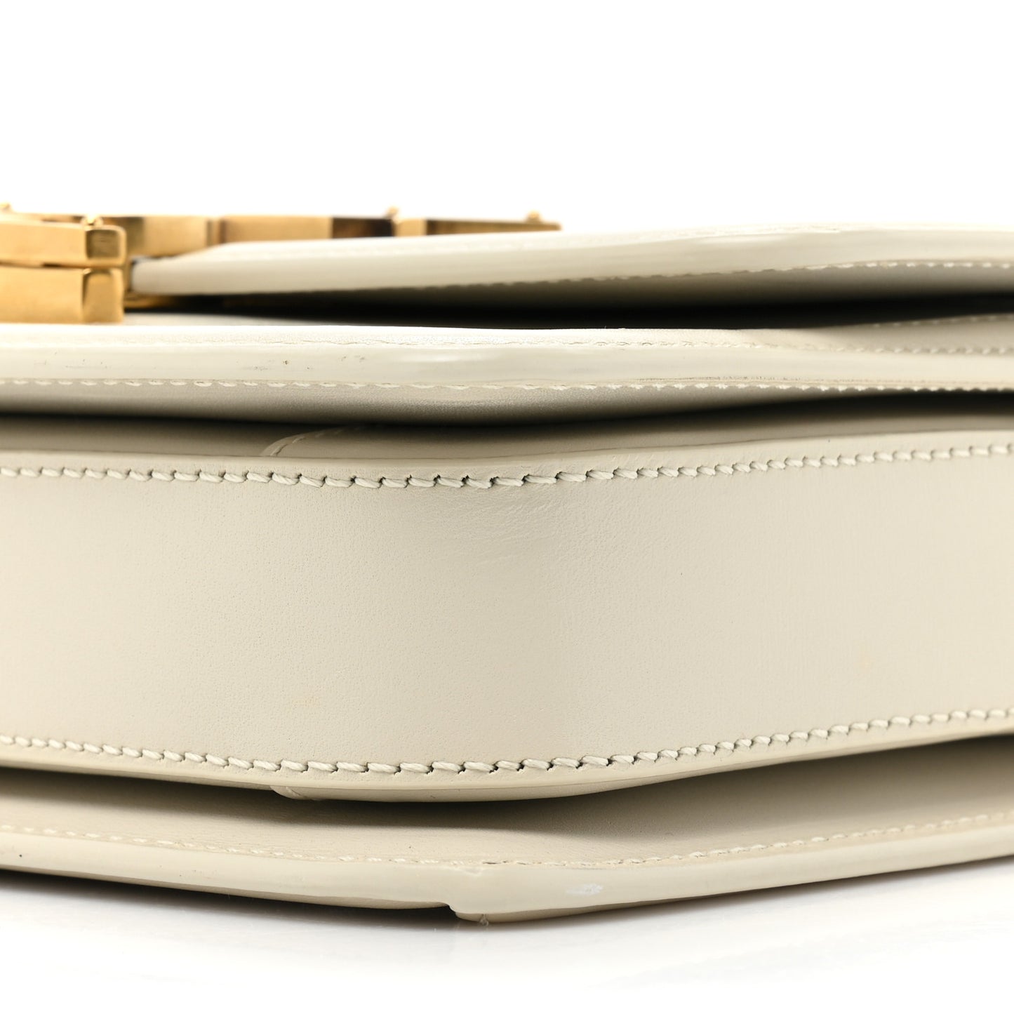 Smooth Calfskin Small Solferino Satchel Ivory