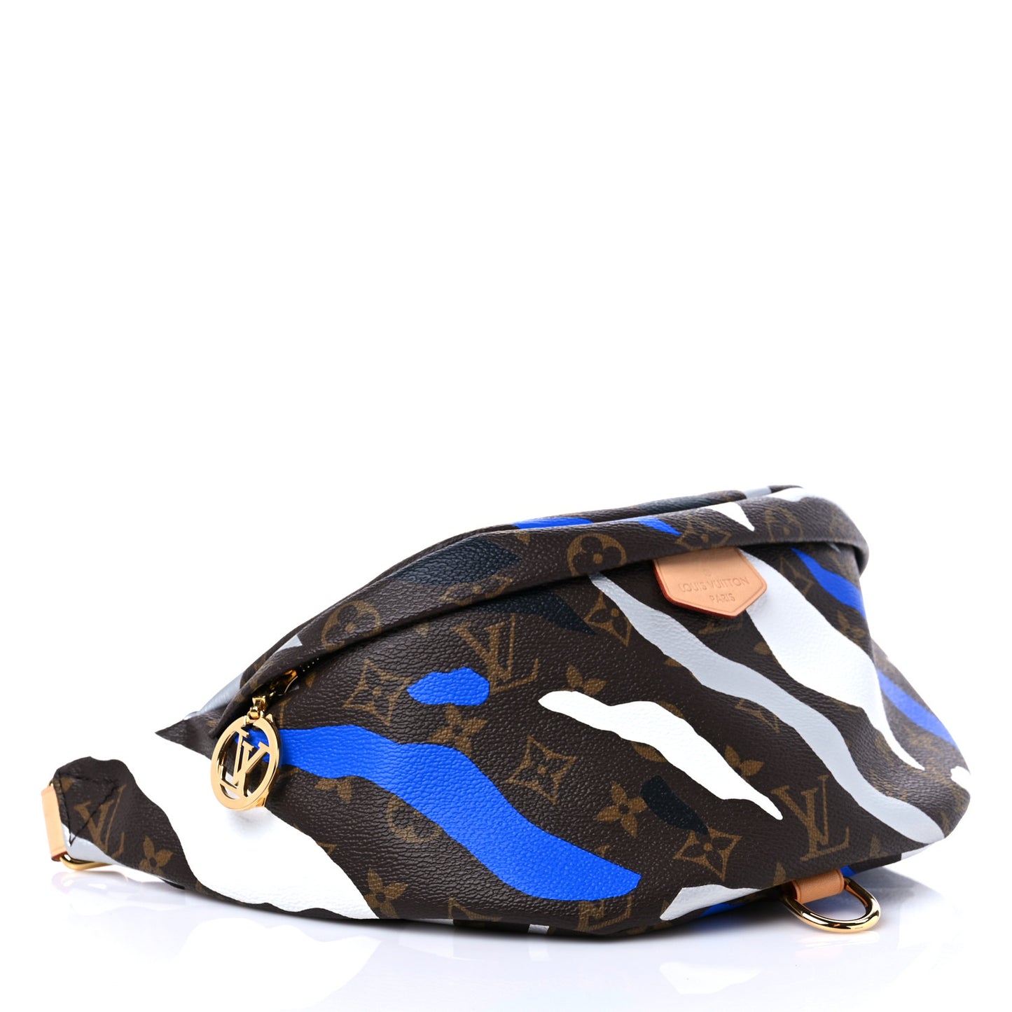 X LOL Monogram Bumbag Blue Silver