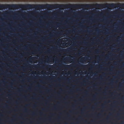 Gucci Wonka Grain Calfskin Mini Diana Tote Bag Royal Blue Yellow 6 of 13