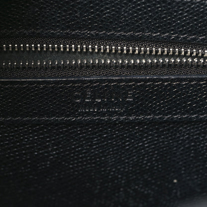 Celine Grained Calfskin Small Vertical Cabas Black 6 of 10