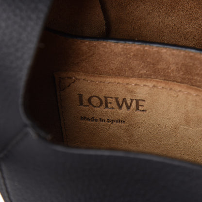 Loewe Grained Calfskin Small Gate Crossbody Bag Pecan Black 6 of 9