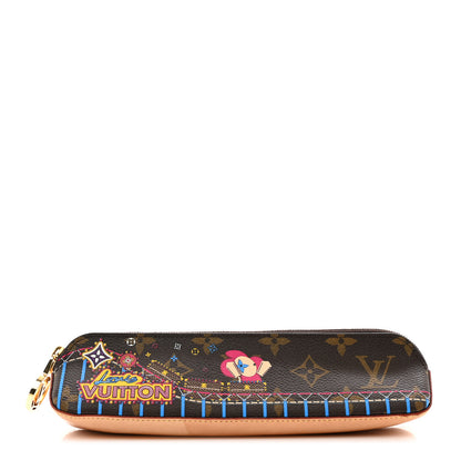Louis Vuitton Monogram 2020 Christmas Animation Roller Coaster Elizabeth Pencil Pouch 1 of 6