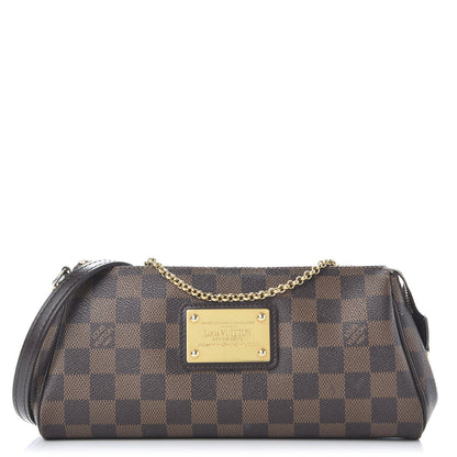 Louis Vuitton Damier Ebene Eva Clutch 1 of 8
