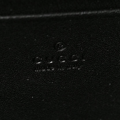 Gucci Velvet Matelasse GG Marmont Chain Wallet Black 6 of 7