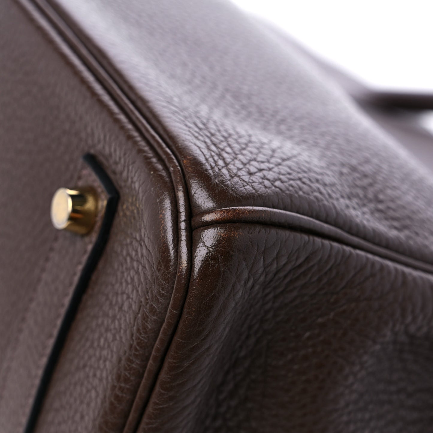 Taurillon Clemence Birkin 35 Chocolate