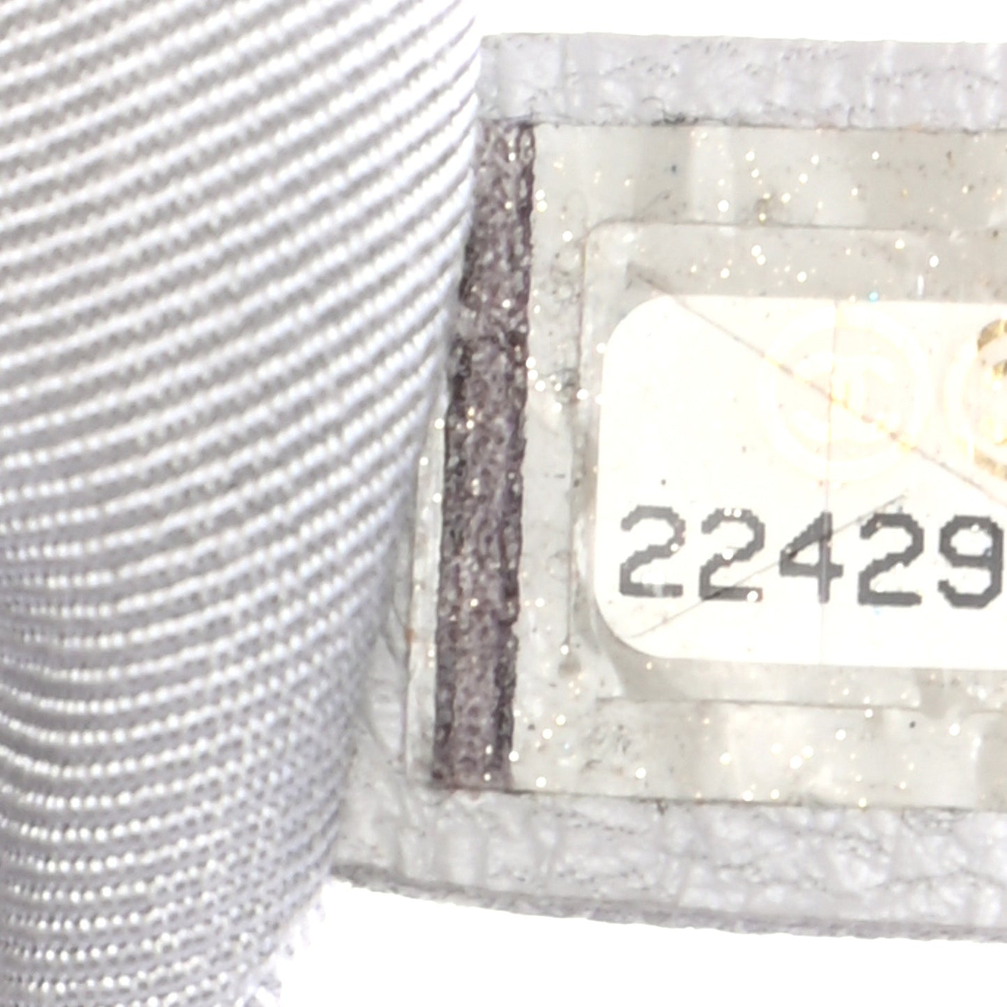 Metallic Calfskin Chevron Quilted Urban Spirit Backpack Silver