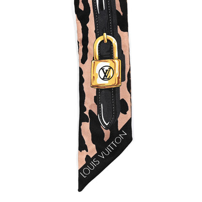 Louis Vuitton Silk Monogram Leorgam BB Bandeau Brown 3 of 4