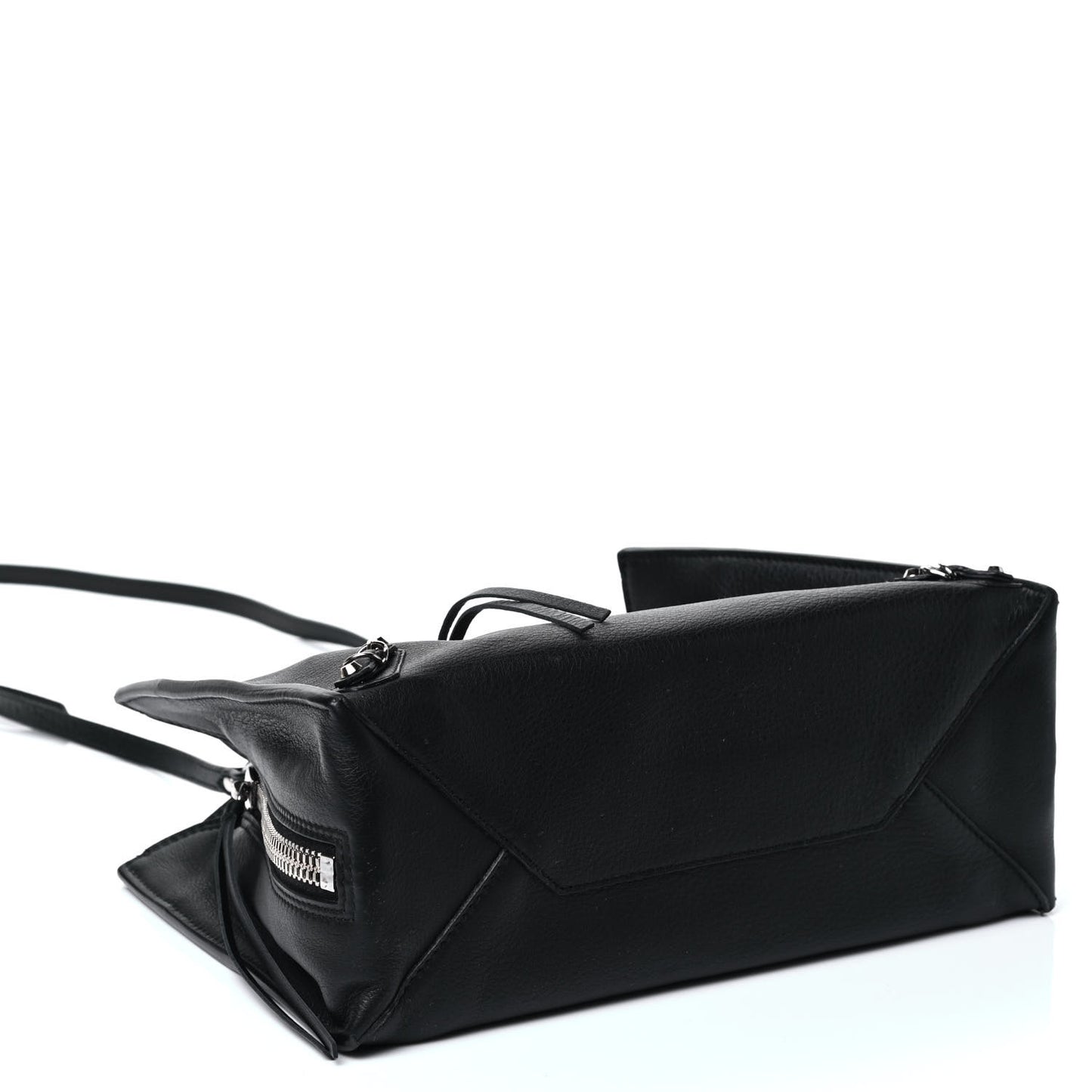 Veau Papier A6 Zip Around Tote Black