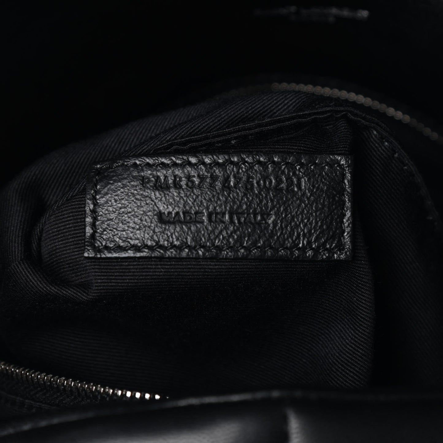 Lambskin Quilted Medium Loulou Puffer Monogram Chain Satchel Black
