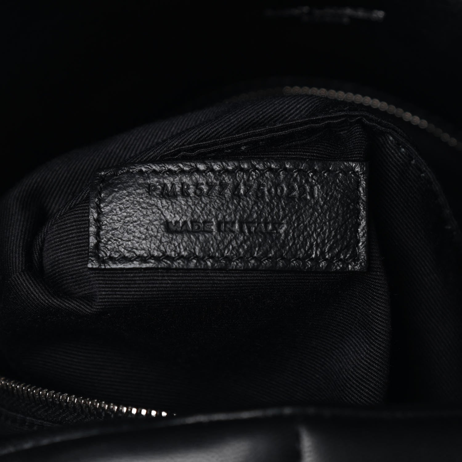 Saint Laurent Lambskin Quilted Medium Loulou Puffer Monogram Chain Satchel Black 7 of 9