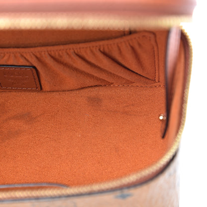MCM Visetos Vanity Case Cognac 11 of 14
