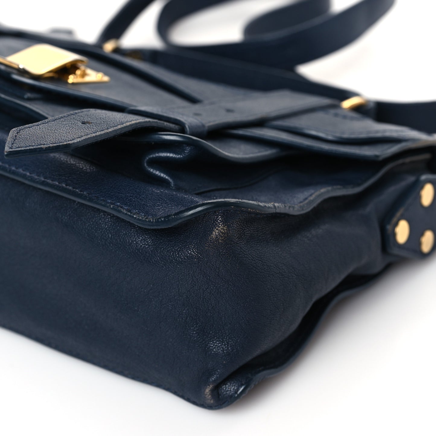 Lambskin Tiny PS1 Satchel Midnight