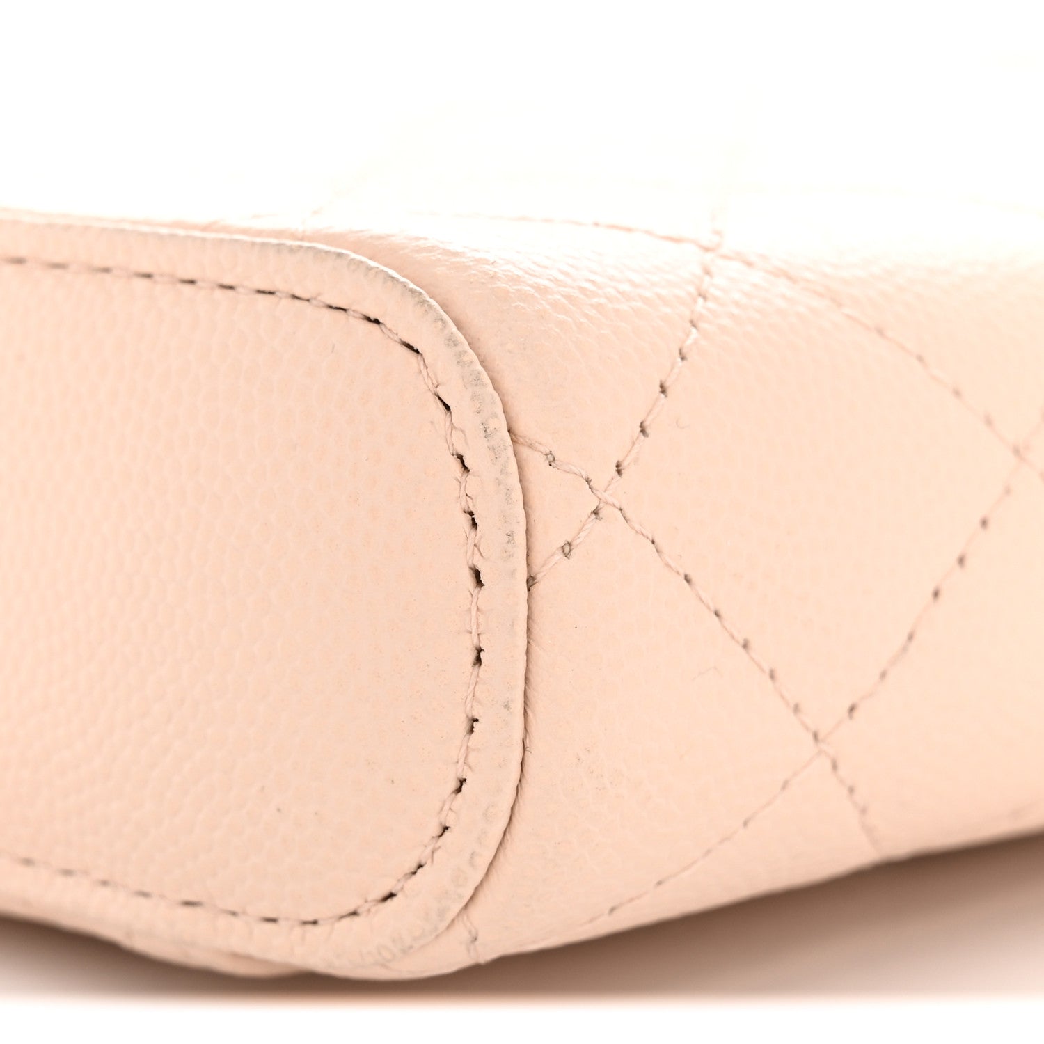 Chanel Caviar Quilted Phone Holder With Chain Light Pink 10 of 11