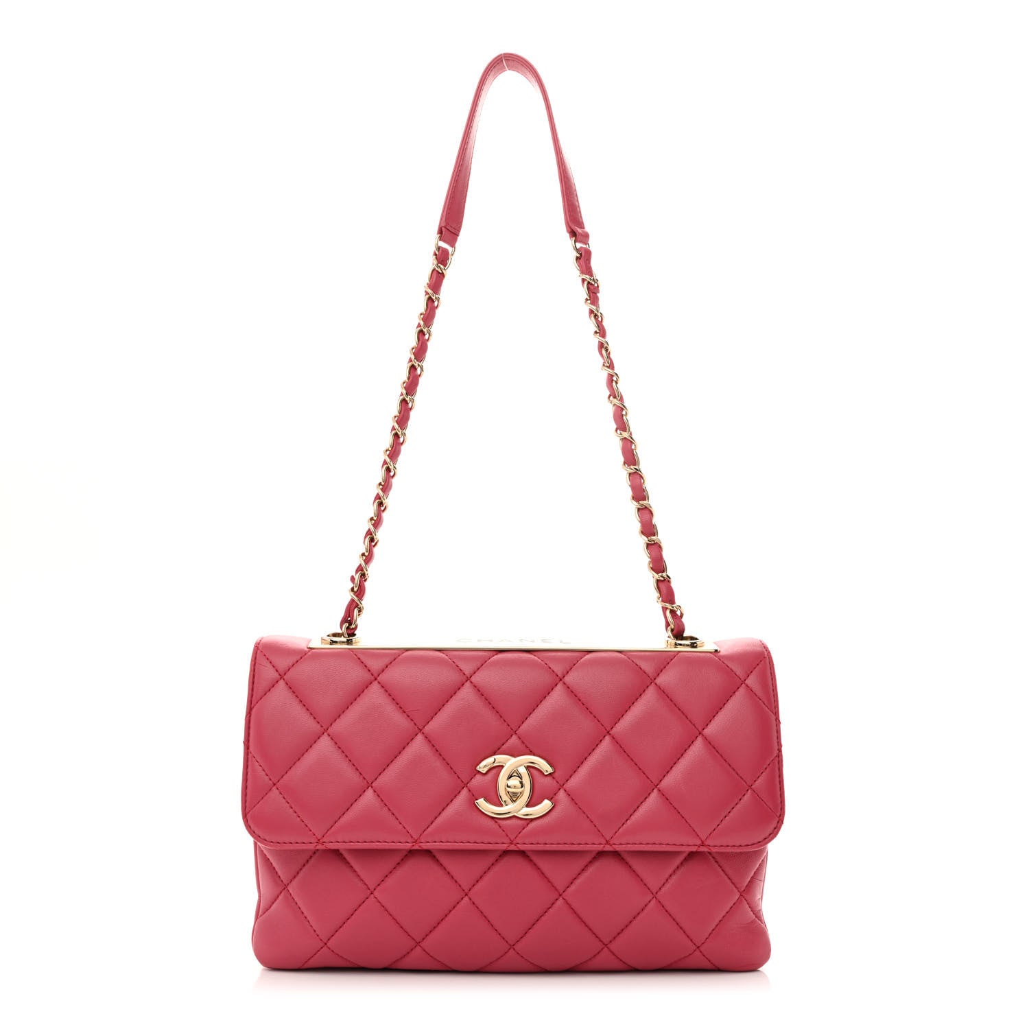 Chanel Lambskin Quilted Medium Trendy CC Flap Pink 1 of 14