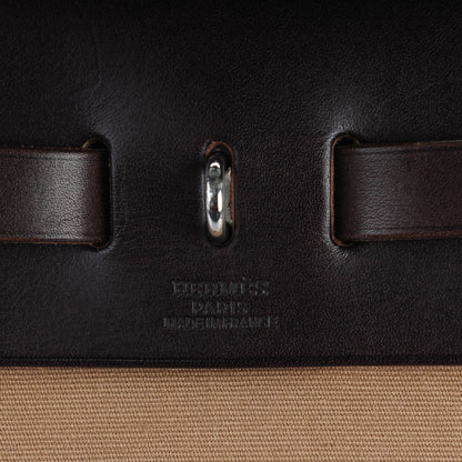 Hermes Vache Hunter Toile Herbag 30 PM Etoupe Ebene 7 of 8