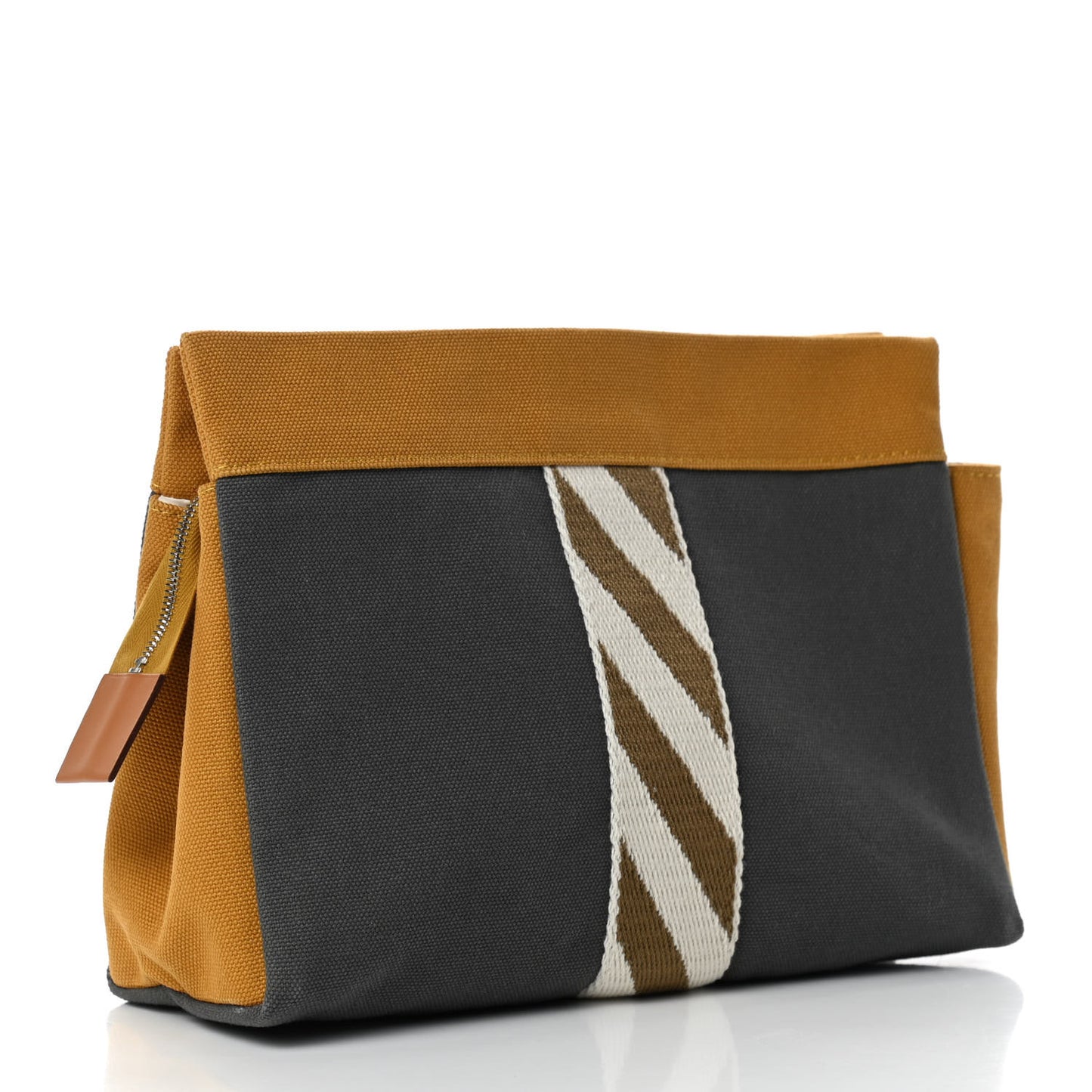 Toile Trousse De Voyage Jimetou PM Ocre Acier